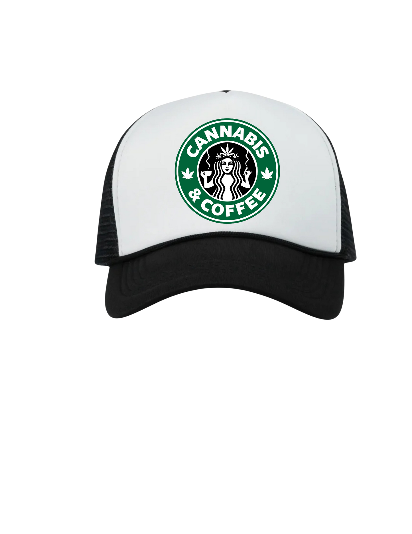 Cannabis & Coffee Trucker Hat